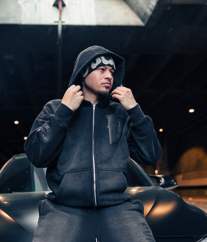 PVMNT: Blackout Series Zip up Hoodie
